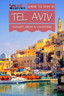 Where to stay in Tel Aviv Pinterest Image