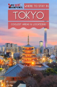 Where to Stay in Tokyo Pinterest Image