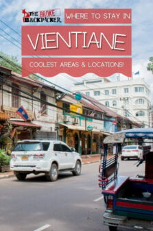 Where to Stay in Vientiane Pinterest Image