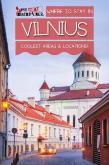 Where to Stay in Vilnius Pinterest Image