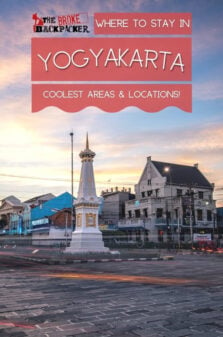Where to Stay in Yogyakarta Pinterest Image