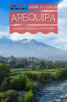 Where to Stay in Arequipa Pinterest Image