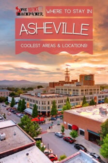 Where to Stay in Asheville Pinterest Image