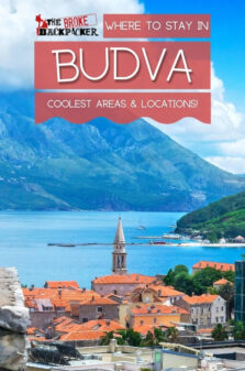 Where to Stay in Budva Pinterest Image