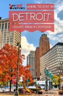 Where to Stay in Detroit Pinterest Image