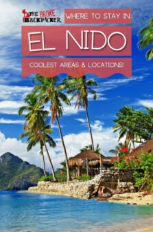 Where to Stay in El Nido Pinterest Image