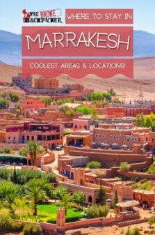 Where to Stay in Marrakesh Pinterest Image