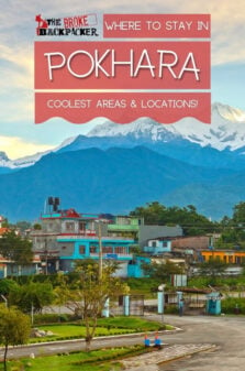 Where to Stay in Pokhara Pinterest Image