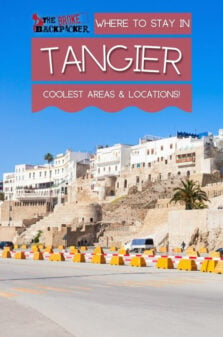 Where to Stay in Tangier Pinterest Image