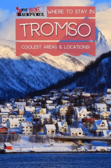 Where to Stay in Tromso Pinterest Image