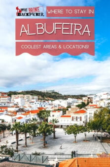 Where to Stay Albufeira Pinterest Image