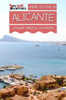 Where to Stay in Alicante Pinterest Image