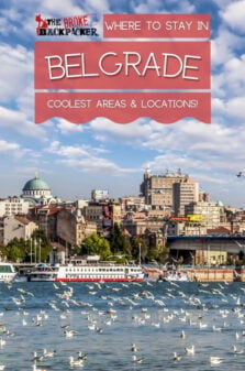Where to Stay in Belgrade Pinterest Image