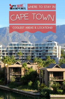 Where to Stay in Cape Town Pinterest Image