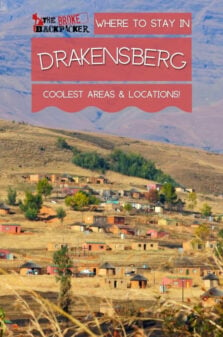 Where to Stay in Drakensberg Pinterest Image