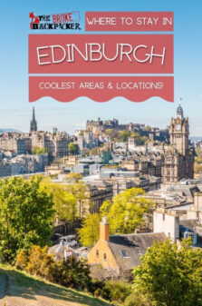 Where to Stay in Edinburgh Pinterest Image