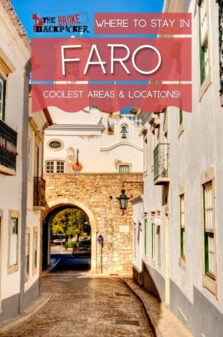 Where to Stay in Faro Pinterest Image