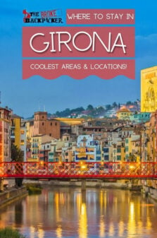 Where to Stay in Girona Pinterest Image