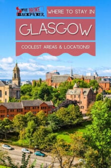 Where to Stay in Glasgow Pinterest Image