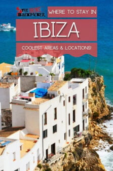Where to Stay in Ibiza Pinterest Image