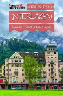 Where to Stay in Interlaken Pinterest Image