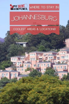 Where to Stay in Johannesburg Pinterest Image