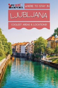 Where to Stay in Ljubljana Pinterest Image