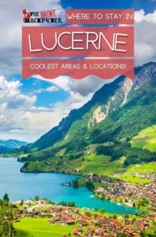 Where to Stay in Lucerne Pinterest Image