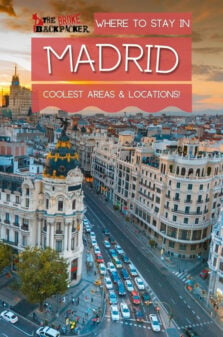 Where to Stay in Madrid Pinterest Image