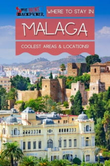 Where to Stay in Malaga Pinterest Image