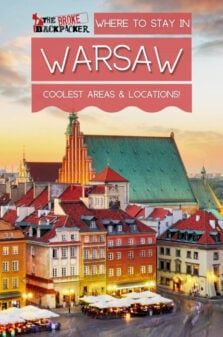 Where to Stay in Warsaw Pinterest Image