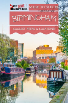 Where to Stay in Birmingham Pinterest Image