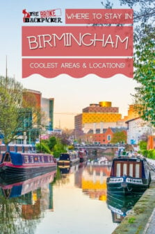 Where to Stay in Birmingham Pinterest Image