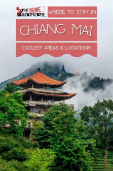 Where to Stay in Chiang Mai Pinterest Image