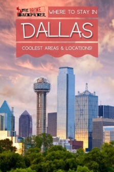 Where to Stay in Dallas Pinterest Image