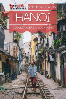 Where to Stay in Hanoi Pinterest Image
