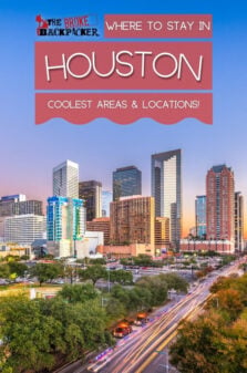 Where to Stay in Houston Pinterest Image