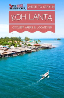Where to Stay in Koh Lanta Pinterest Image