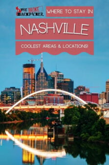 Where to Stay in Nashville Pinterest Image