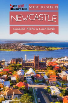 Where to Stay in Newscastle Pinterest Image