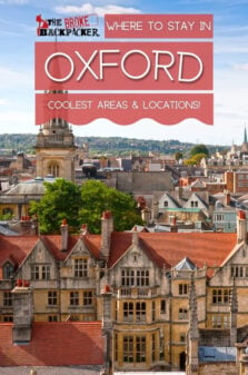 Where to Stay in Oxford Pinterest Image