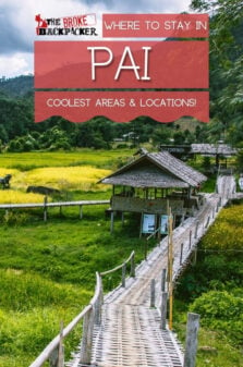Where to Stay in Pai Pinterest Image