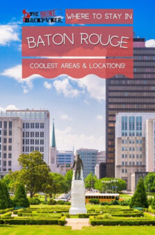 Where to Stay in Baton Rouge Pinterest Image