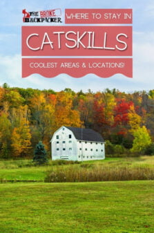 Where to Stay in Catskills Pinterest Image
