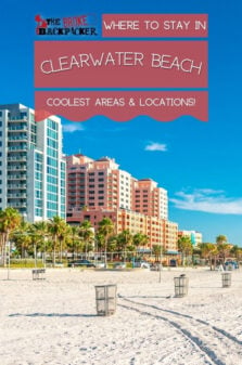 Where to Stay in Clearwater Beach Pinterest Image