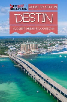 Where to Stay in Destin Pinterest Image