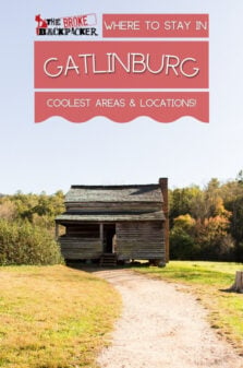 Where to Stay in Gatlinburg Pinterest Image