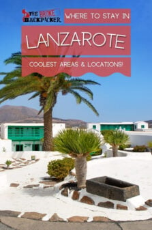 Where to Stay in Lanzarote Pinterest Image