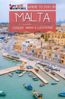 Where to Stay in Malta Pinterest Image