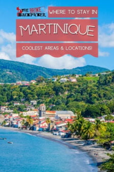 Where to Stay in Martinique Pinterest Image